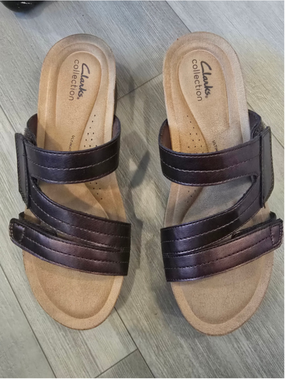 Women's Clarks Collection Sandals Size 9 Bronze